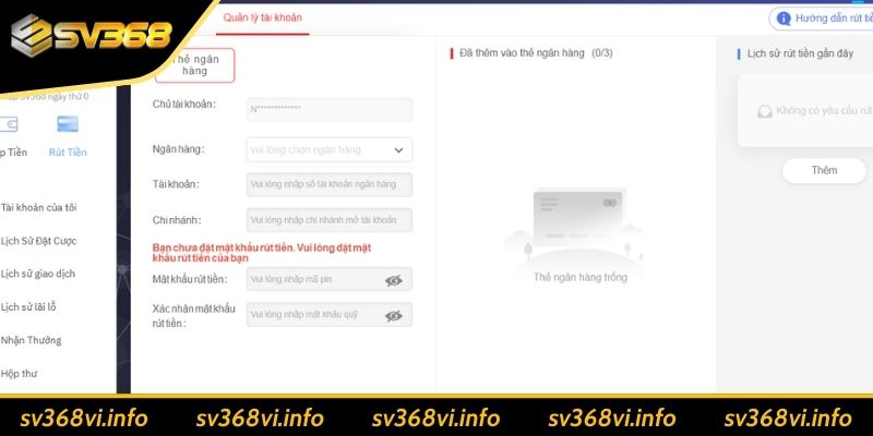 Mẹo rút tiền SV368 nhanh chóng nhất