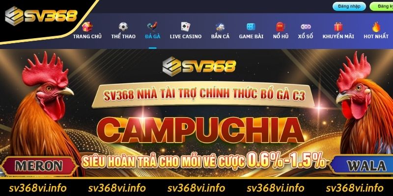 Tổng quan Đá Gà SV368